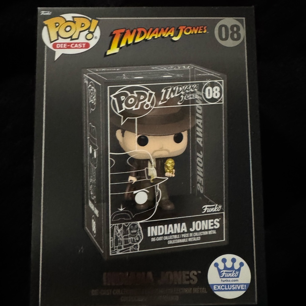 Funko Indiana Jones Die-Cast Figure with Brown Hat